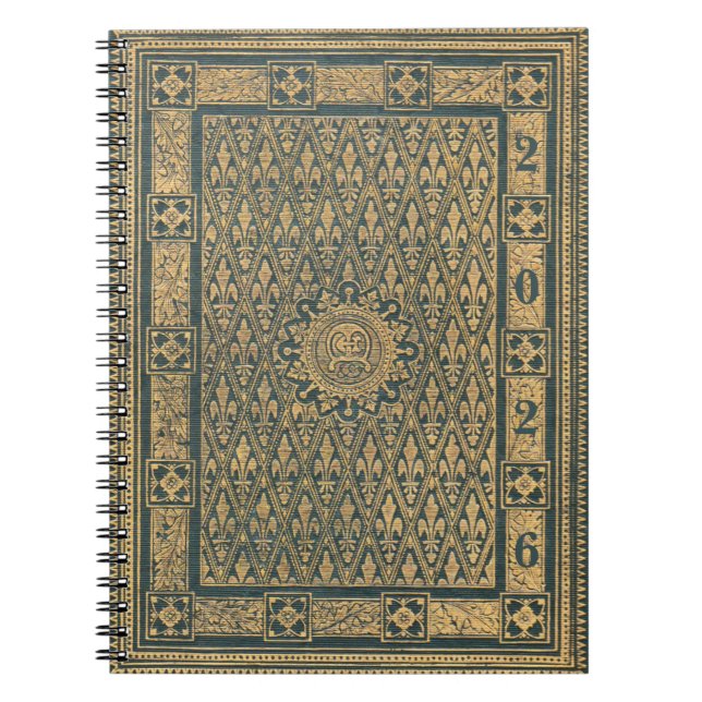 Classy & Classic Fleur-de-Lis 2026 Journal (Devant)