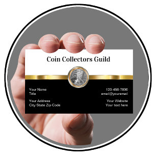 Classy Coin Collector Cartes de visite de placemen