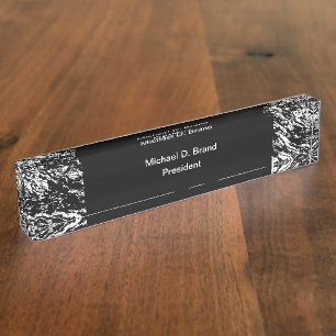 Classy Company Personnel Bureau Nom Plaques