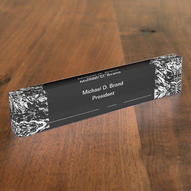 Classy Company Personnel Bureau Nom Plaques (Taille)