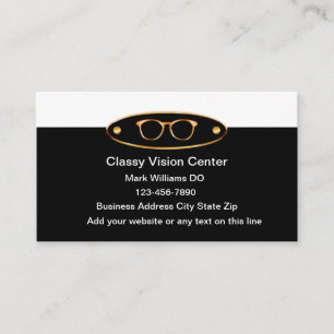 Classy Docteur Vision Center Cartes de visite
