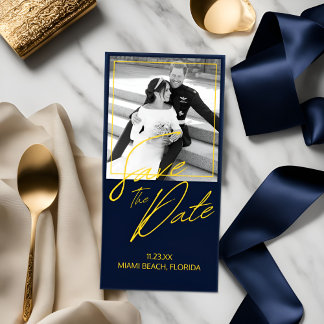 Classy Enregistrer la date Invitation Capturer not