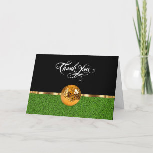 Classy Golf Ball Thème Business Merci Cartes