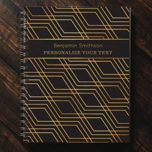 Classy Luxury Abstrait Black Gold Professional