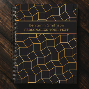 Classy Luxury Abstrait Black Gold Professional