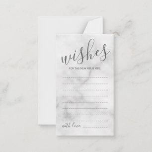 Classy Marble Mariage de conseil et carte de voeux