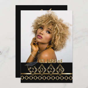 Classy Photo Graduation - Invitation 20XX