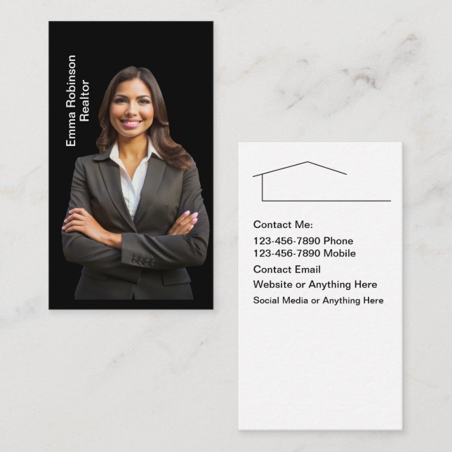 Classy Photo Immobilier Classy Carte de visite (Devant / Derrière)