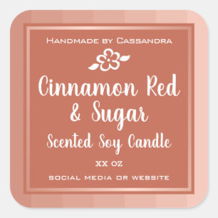 Classy Rose Rose Gold Produit Étiquettes d'emballa