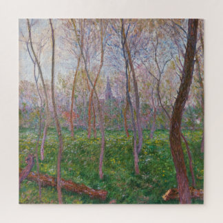Claude Monet Bennecourt Puzzle – Forest Landscape