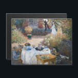 Claude Monet - Carte magnétique du déjeuner<br><div class="desc">Le déjeuner,  panneau décoratif / Le dejeuner,  panneau décoratif - Claude Monet,  1873</div>