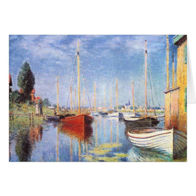 Claude Monet : Embarcations de plaisance à (Devant horizontal)