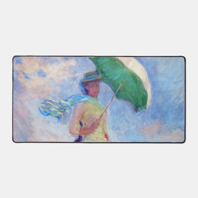 Claude Monet - Femme avec un parasol face à droite (Recto)