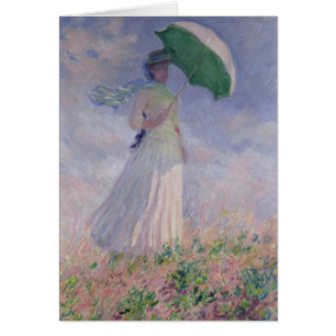 Claude Monet   Femme avec un parasol tourné à droi