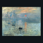 Claude Monet Impression Sunrise<br><div class="desc">Claude Monet poster featuring painting titled "Impression,  Sunrise"</div>