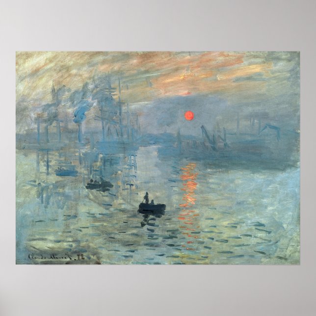 Claude Monet Impression Sunrise (Devant)
