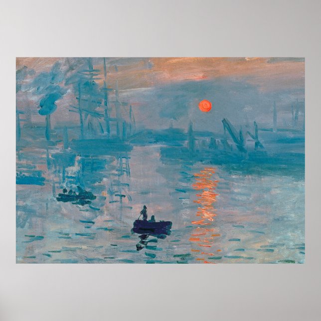 Claude Monet Impression Sunrise Français (Devant)