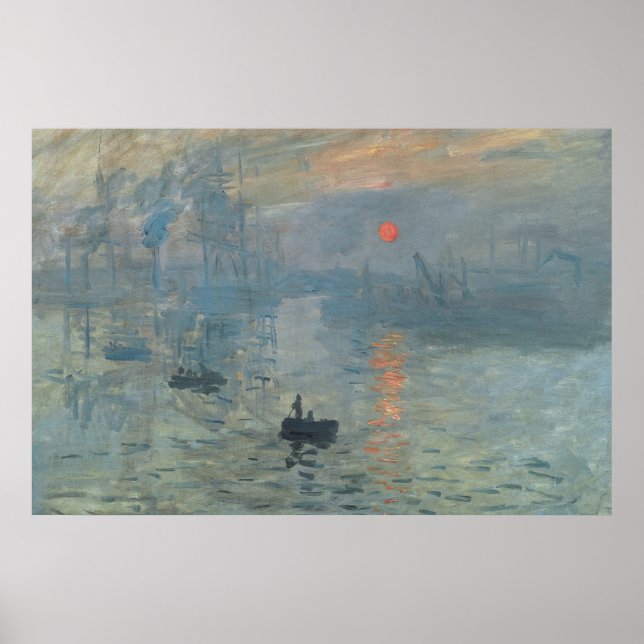 Claude Monet Impression Sunrise Soleil Levant (Devant)