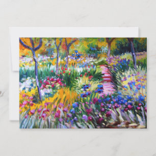 Claude Monet : Iris Garden par Giverny