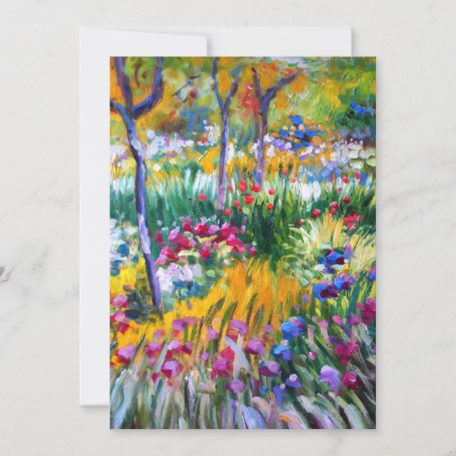 Claude Monet : Iris Garden par Giverny (Devant)