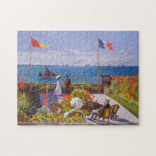 Claude Monet - jardin au puzzle de Sainte Adresse