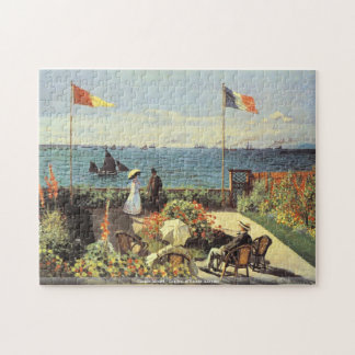 Claude Monet - jardin au puzzle de Sainte Adresse