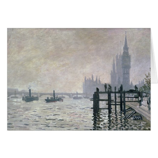 Claude Monet | La Tamise sous Westminster (Devant horizontal)