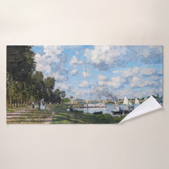 Claude Monet - Le Bassin à Argenteuil (Serviette de bain)