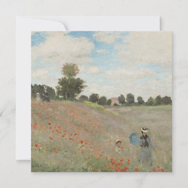 Claude Monet Le Champ de Pavot près d'Argenteuil (Devant)