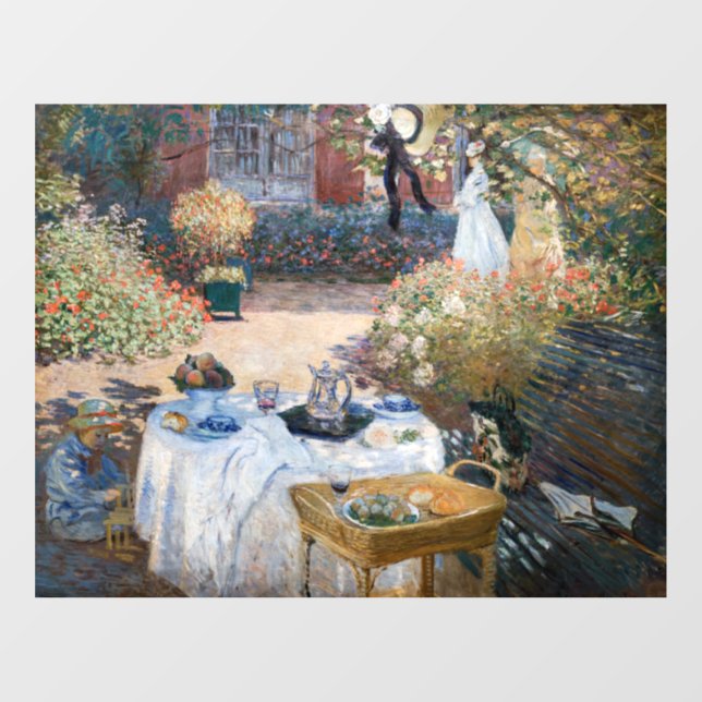 Claude Monet - Le Déjeuner, panneau décoratif (Feuille)