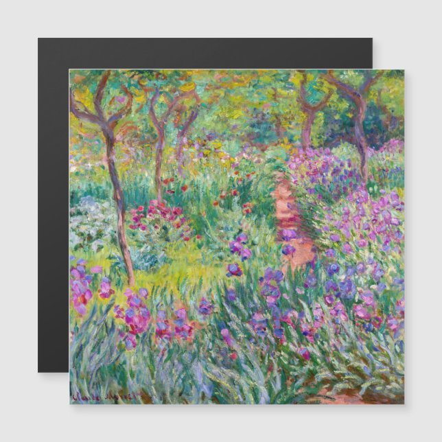 Claude Monet - Le jardin d'iris à Giverny (Devant / Derrière)