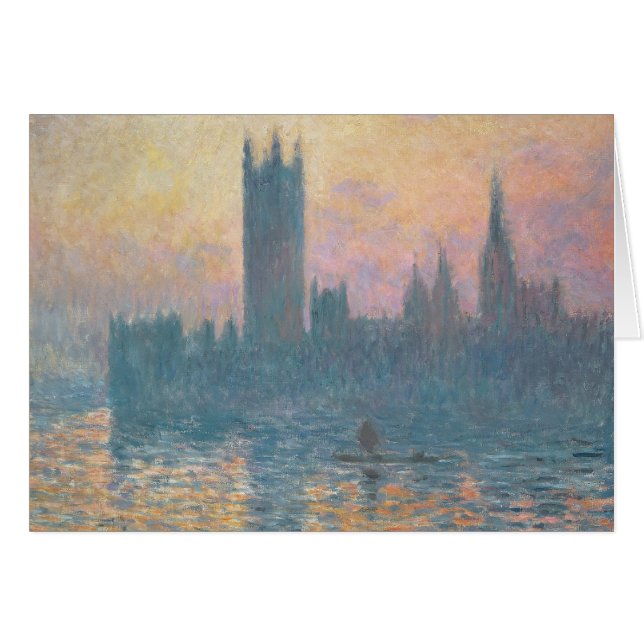 Claude Monet | Les Chambres du Parlement, coucher  (Devant horizontal)