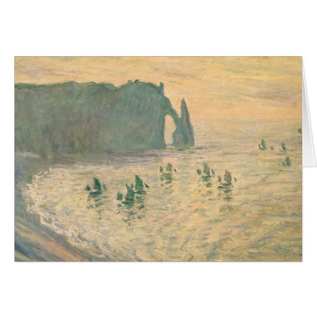 Claude Monet | Les falaises d'Etretat, 1886 (Devant horizontal)