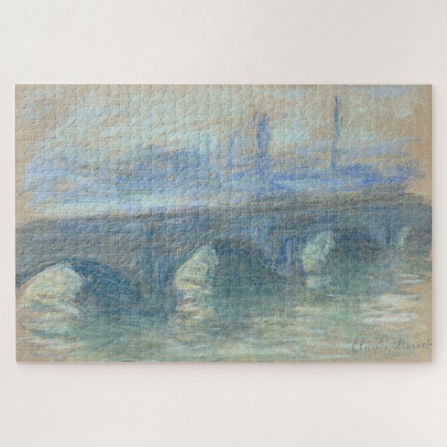 Claude Monet London Puzzle – Waterloo Bridge (Horizontal)