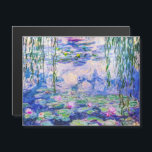 Claude Monet - Lys à eau 1919 Carte magnétique<br><div class="desc">Nymphéas (W.1852) - Claude Monet,  Huile sur toile,  1916-1919</div>