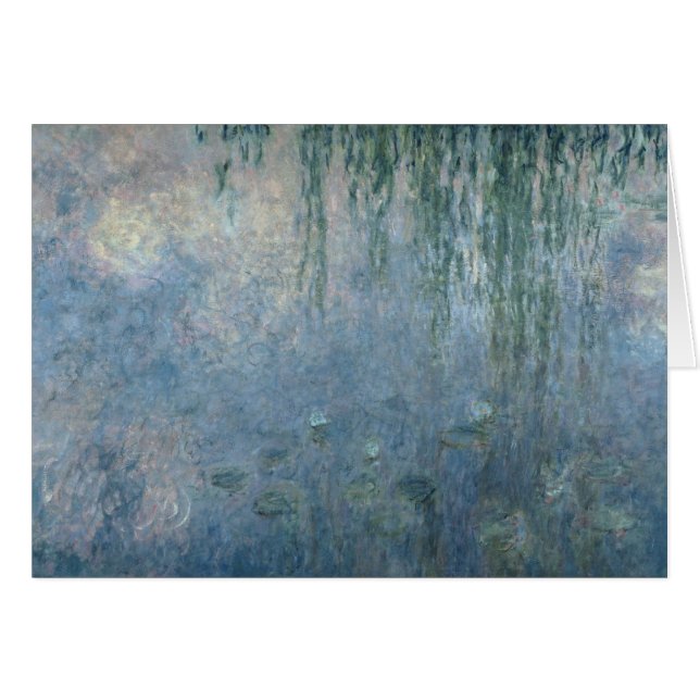 Claude Monet | Nénuphars : Saule qui pleut le mati (Devant horizontal)