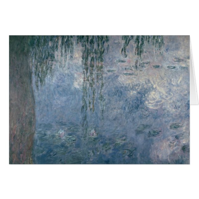 Claude Monet | Nénuphars : Willows pleurs, 1914 (Devant horizontal)