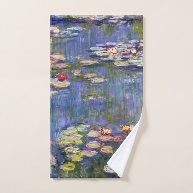 Claude Monet - Nymphéas / Nymphéas (Serviette à main)