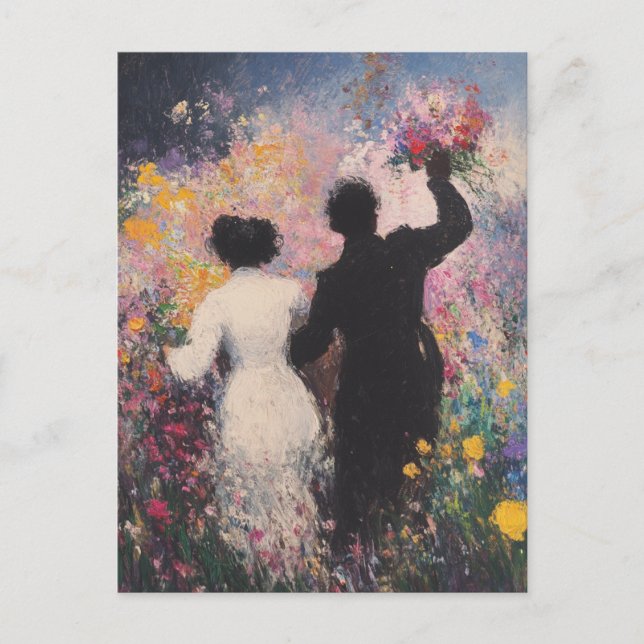 Claude Monet peinture à l'huile carte postale Vint (Devant)