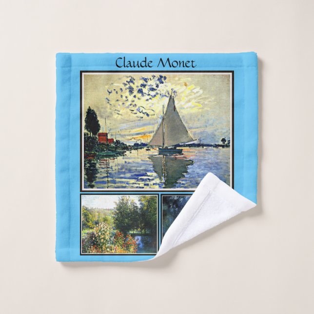 Claude Monet peinture célèbre (Gant de toilette)