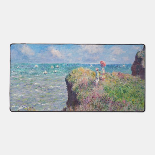 Claude Monet - Promenade Cliff à Pourville (Recto)