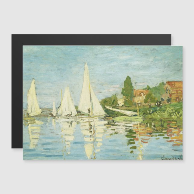 Claude Monet. Régates à Argenteuil (Devant / Derrière)