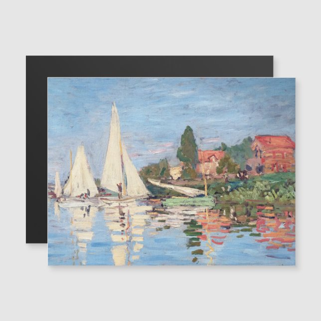 Claude Monet - Régates à Argenteuil (Devant / Derrière)