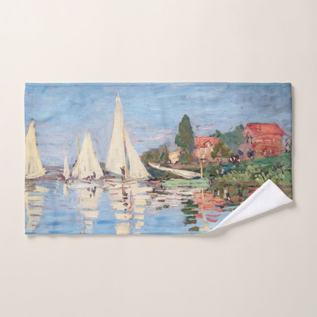 Claude Monet - Regattas à Argenteuil (Serviette à main)