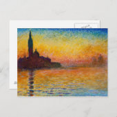 Claude Monet-San Giorgio Maggiore à la carte posta (Devant / Derrière)
