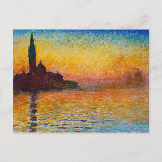 Claude Monet-San Giorgio Maggiore à la carte posta (Devant)