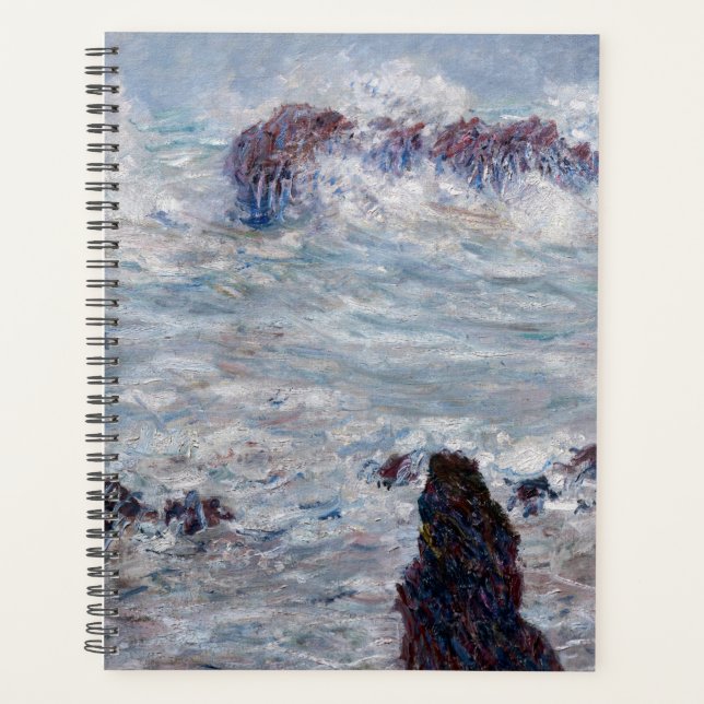 Claude Monet - Tempête au large de la côte de Bell (Devant)