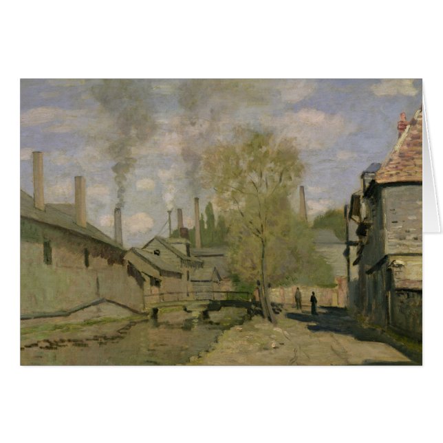 Claude Monet | The Stream of Robec at Rouen, 1872 (Devant horizontal)