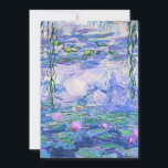 Claude Monet Water Lilie L'Art Impressionniste Fra<br><div class="desc">Claude Monet Water Lilies Art French Impressionist Water Lilies (ou Nympheas) est une série d'environ 250 peintures à l'huile de l'impressionniste français Claude Monet. Les peintures représentent le jardin fleuri de Monet à Giverny.</div>