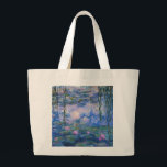 Claude Monet - Water Lilies, 1916 Large Tote Bag<br><div class="desc">Claude Monet - Lys à eau,  1916</div>